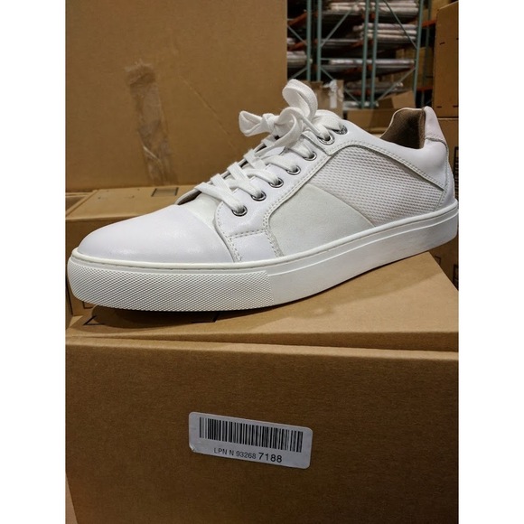 Steve Madden Men's P-Moved Casual Fashion Court Sneaker Shoes White 9